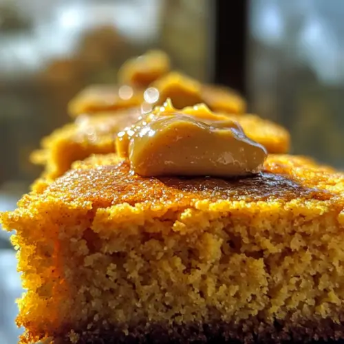 Cinnamon Honey Butter Sweet Potato Cornbread