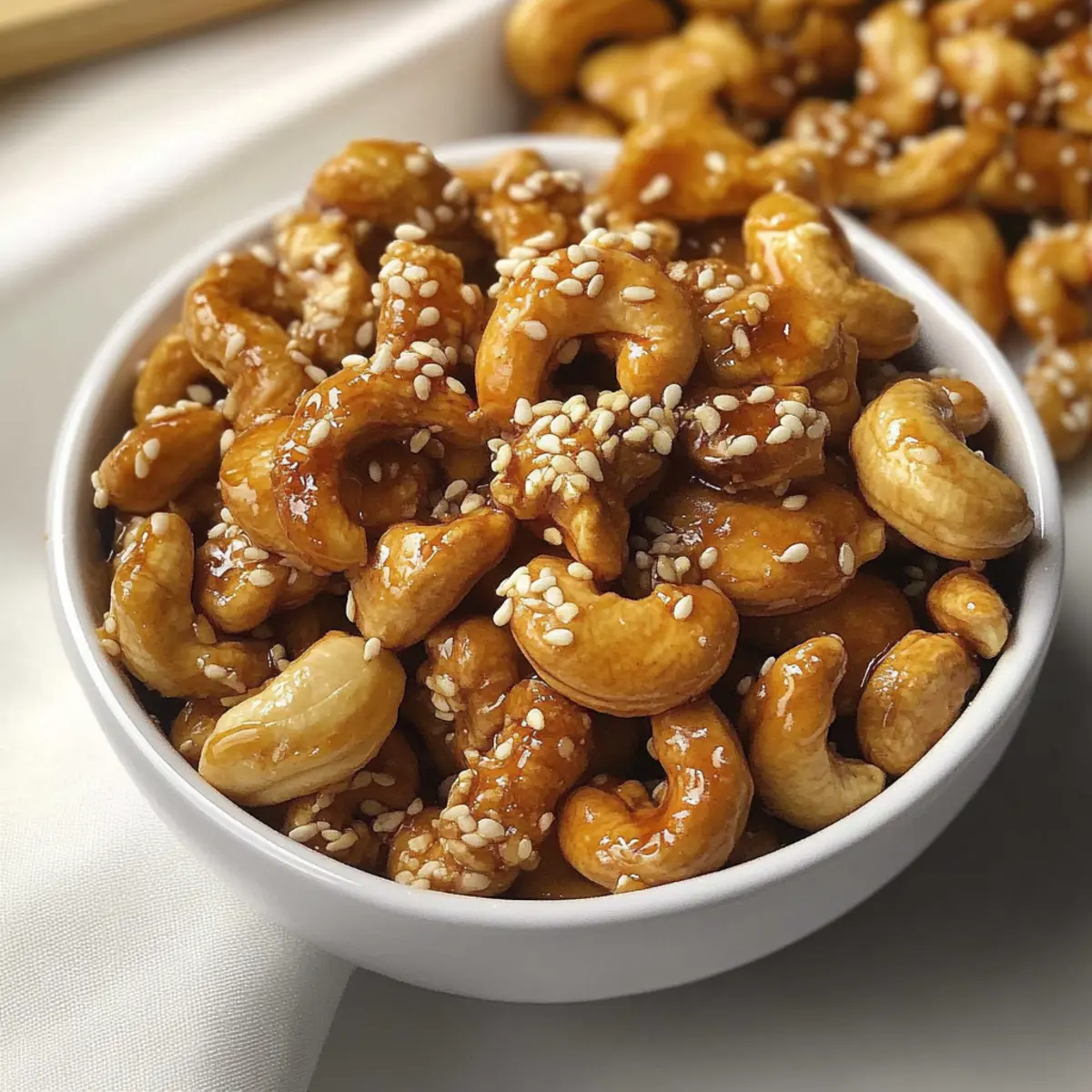 Honey Sesame Cashews