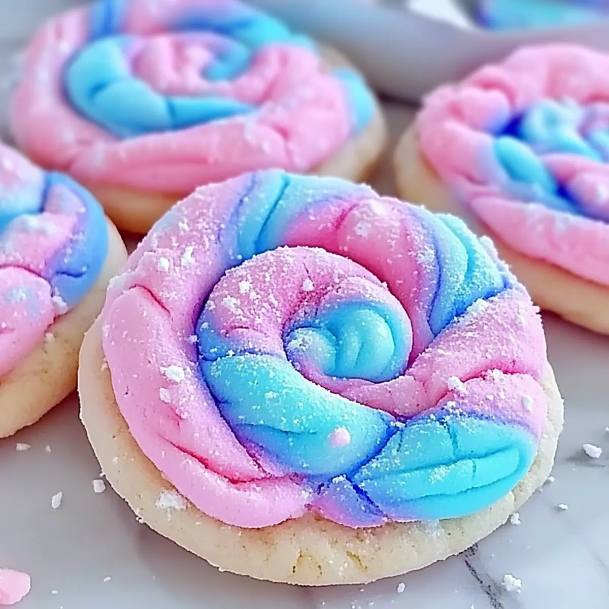 Cotton Candy Cookies