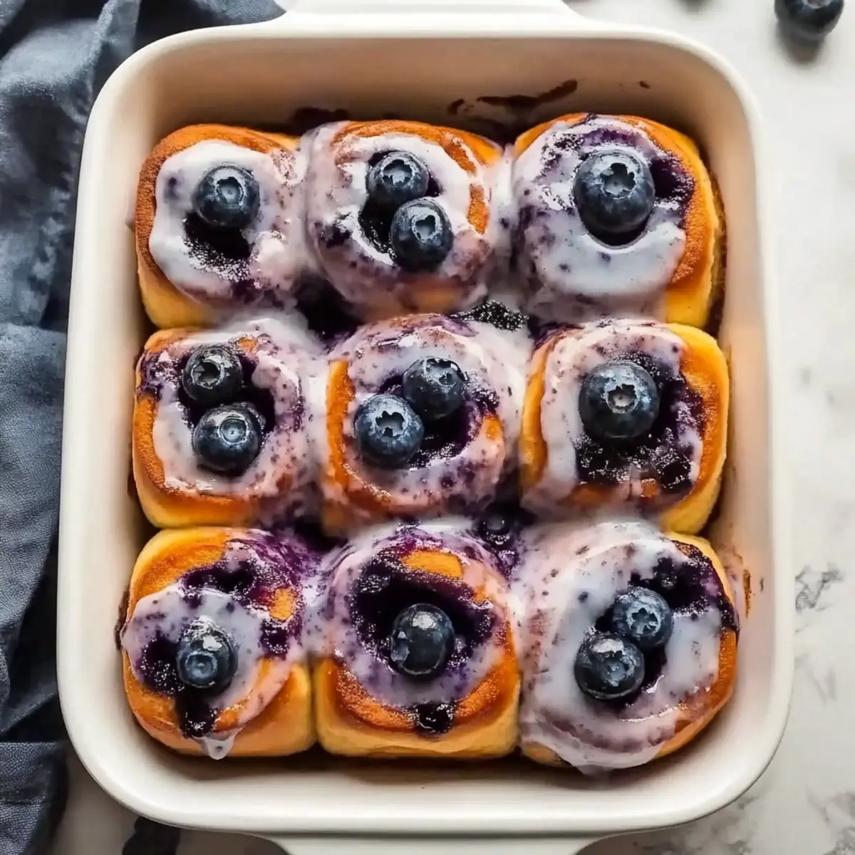 Blueberry Cinnamon Rolls