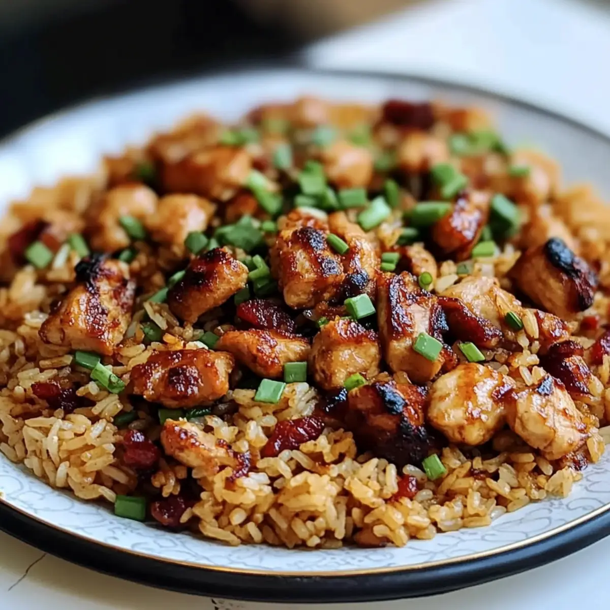 Japanese BBQ Chicken Fried Rice