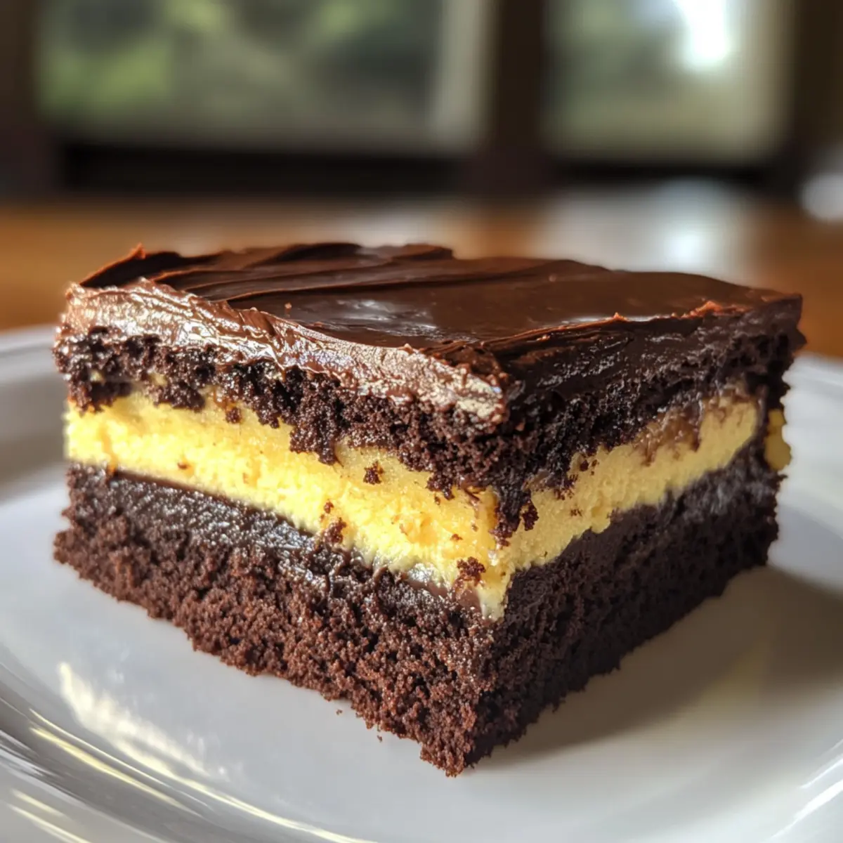 CHOCOLATE CUSTARD CAKE