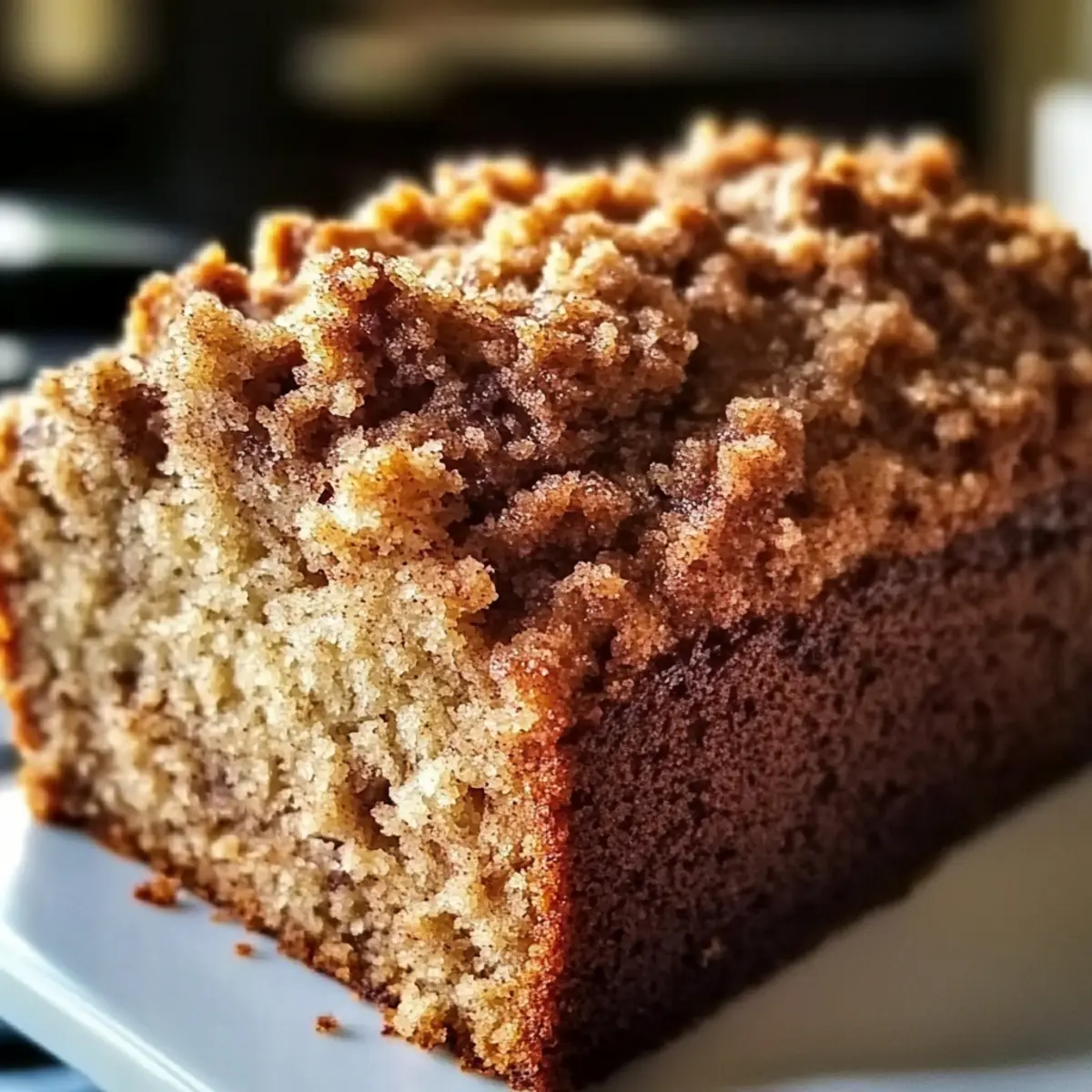 Cinnamon Crumb Banana Bread