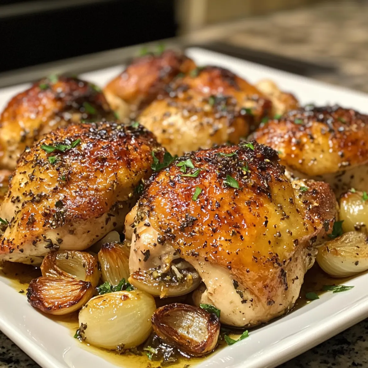 Oven-Roasted French Garlic Chicken