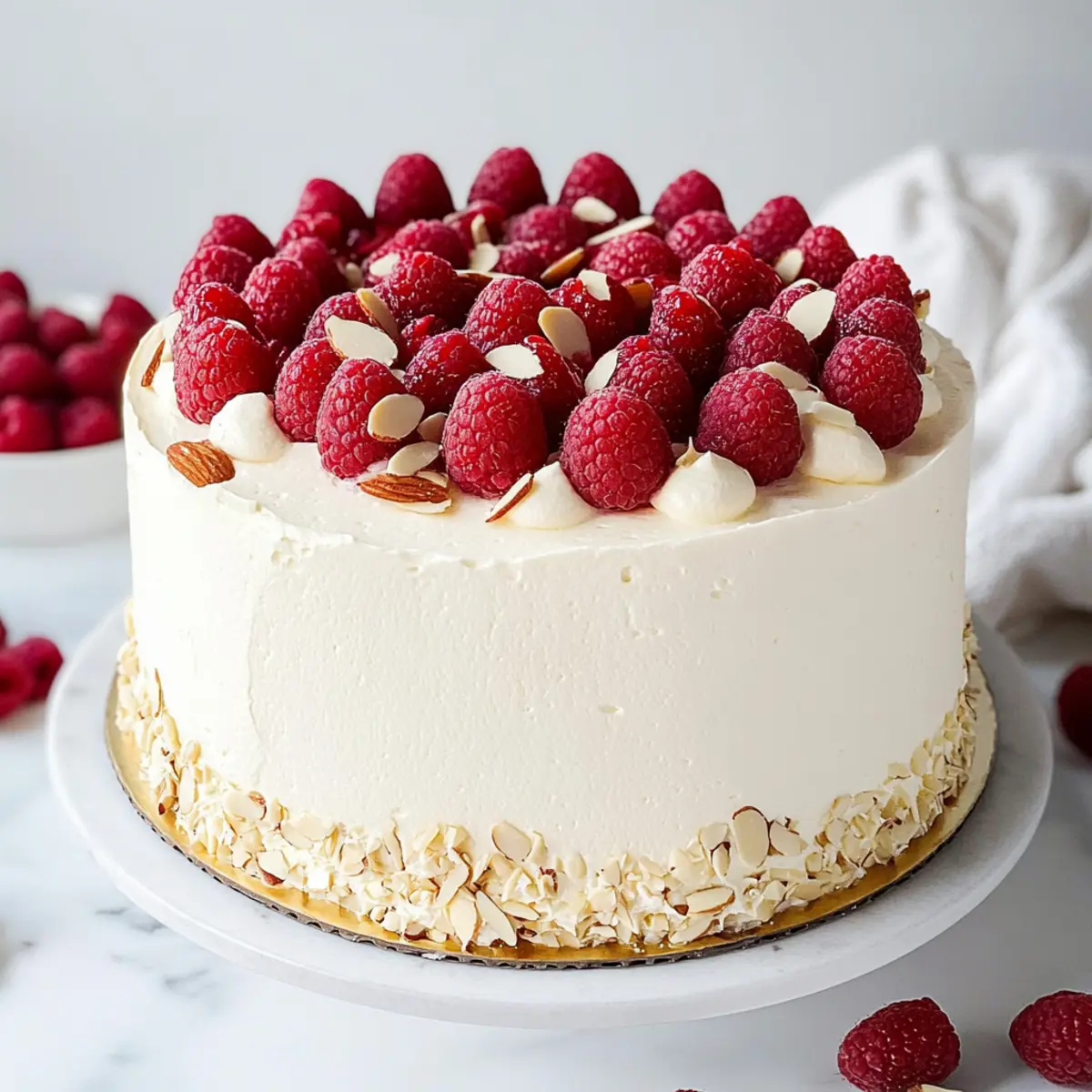 Raspberry Almond Cake