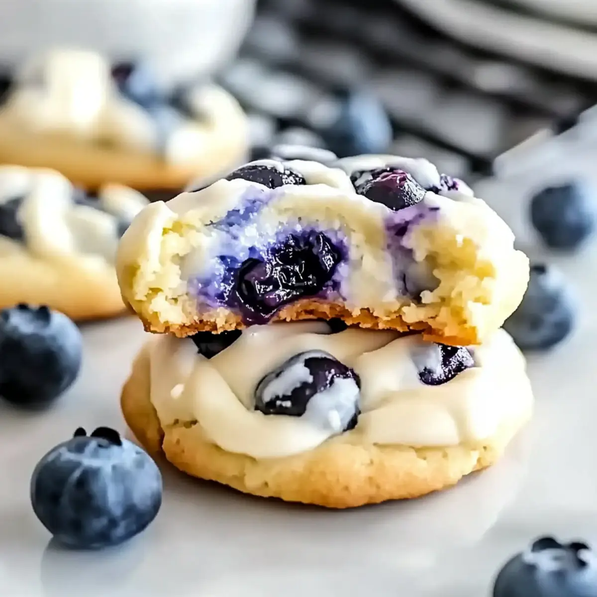 Blueberry Cheesecake Cookies