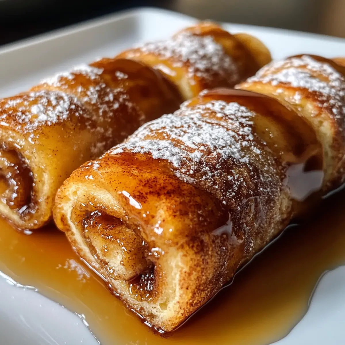 Cinnamon Roll French Toast Roll-Ups