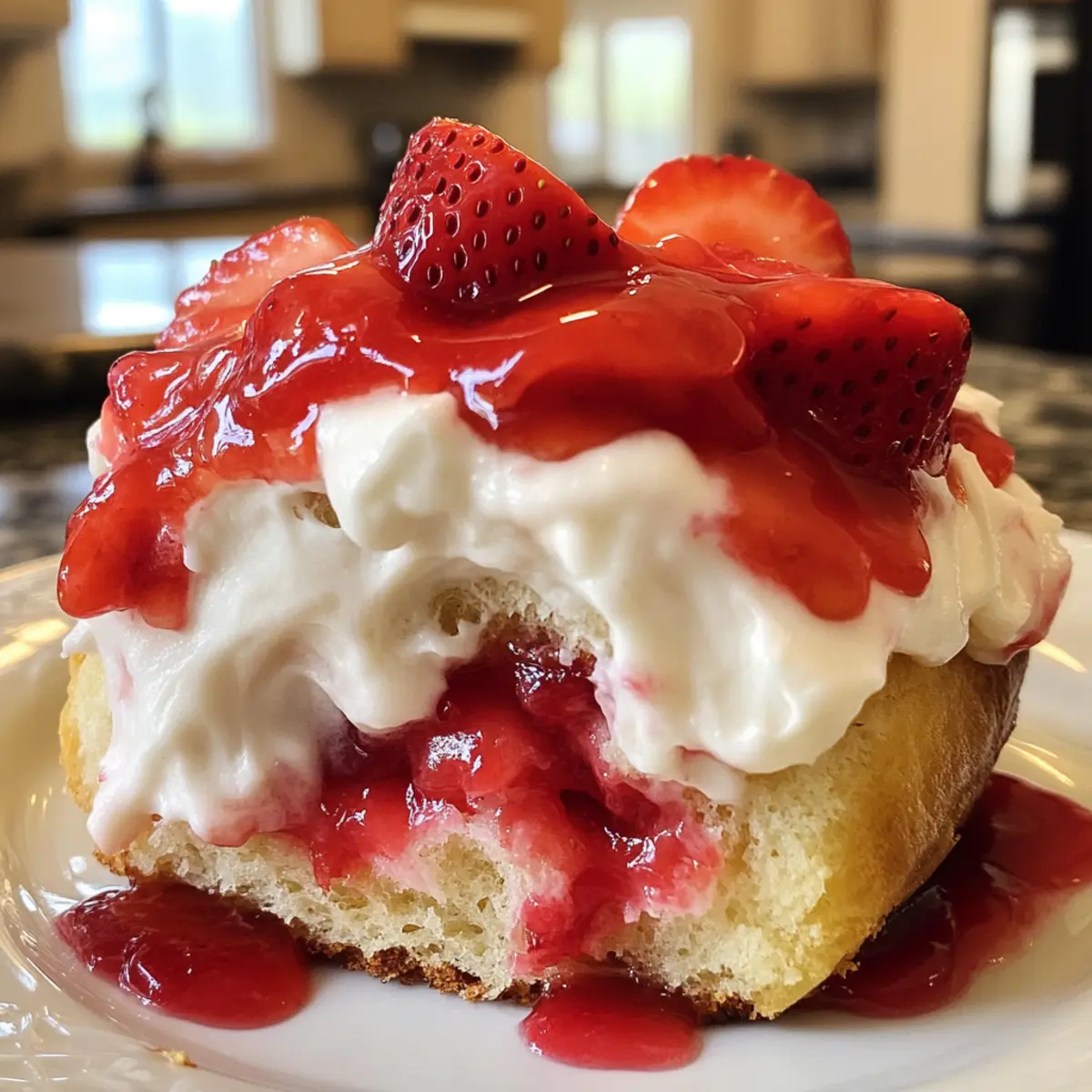 Strawberry Cheesecake Cinnabon Rolls