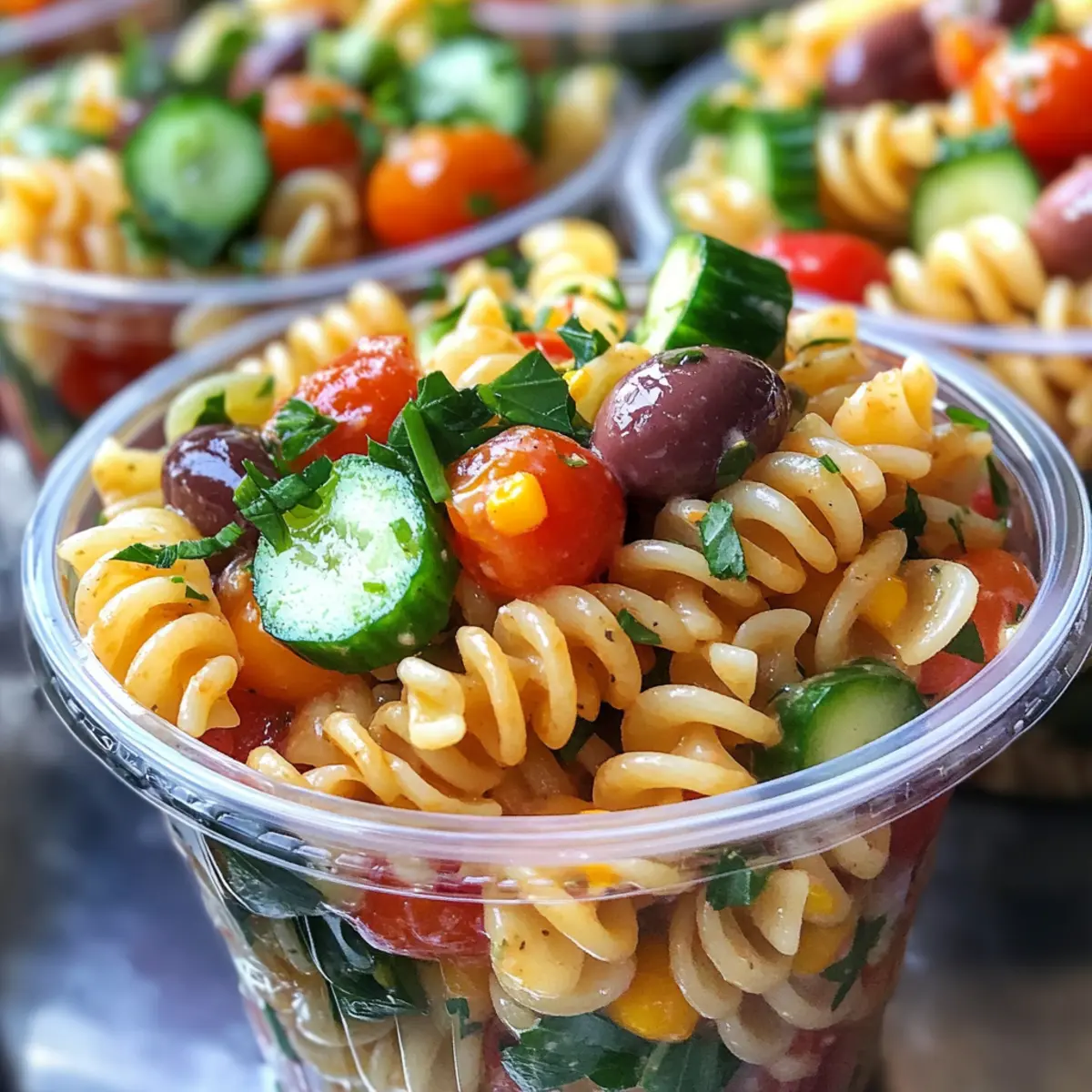 Pasta Salad Cups