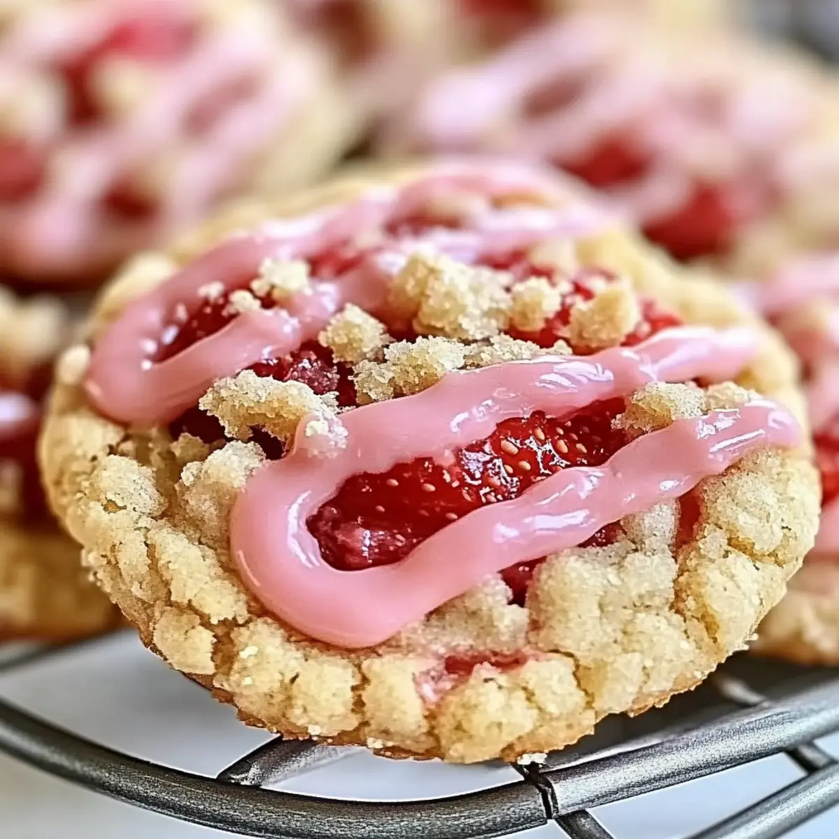 Strawberry Crunch Cookies