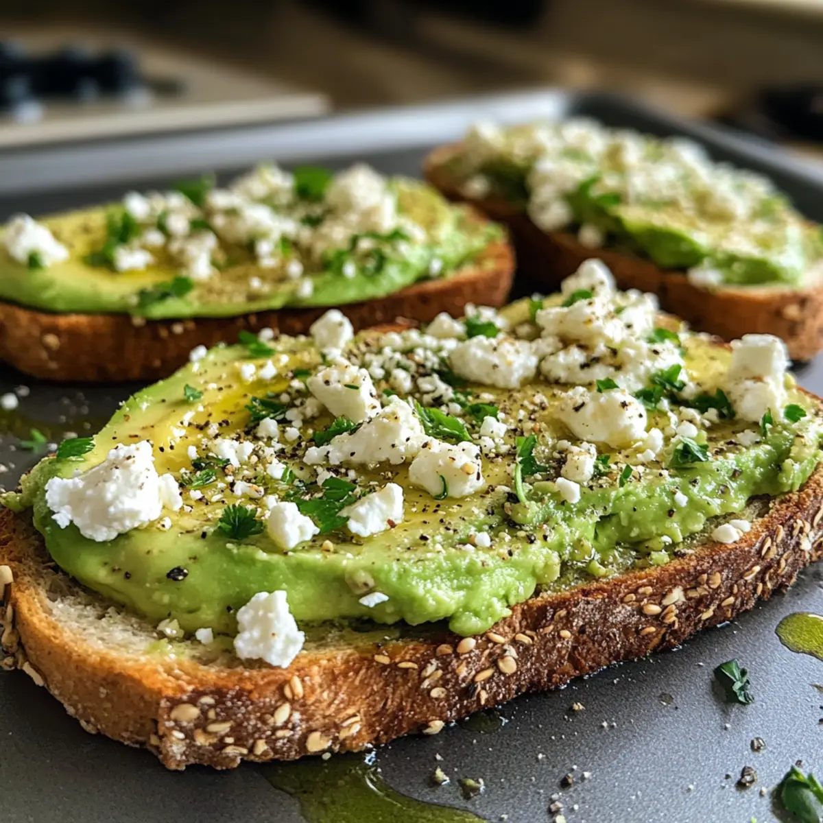 Avocado Toast with Feta