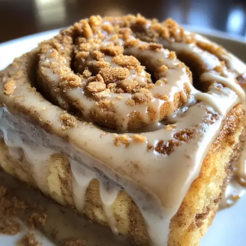 Biscoff Cookie Cinnamon Rolls