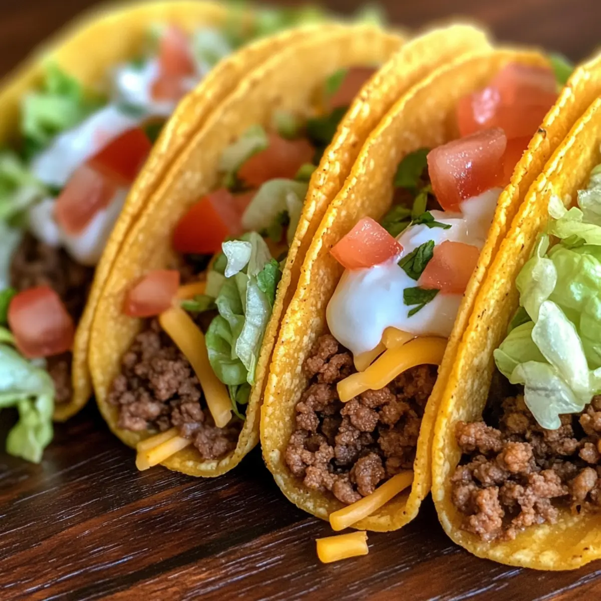 Crispy Ground Beef Tacos