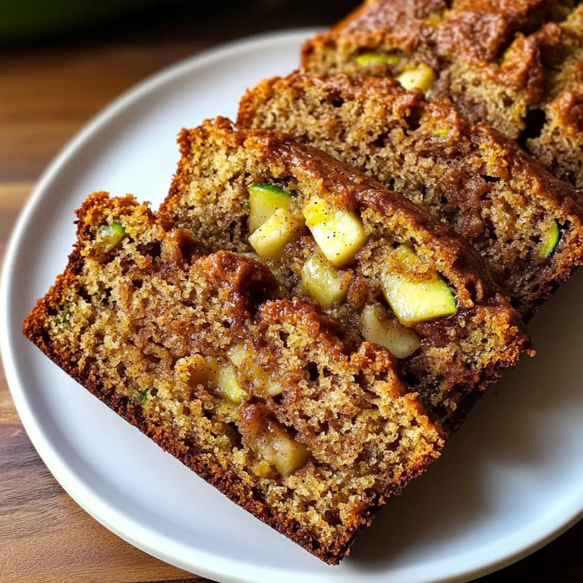 Apple Cinnamon Zucchini Bread