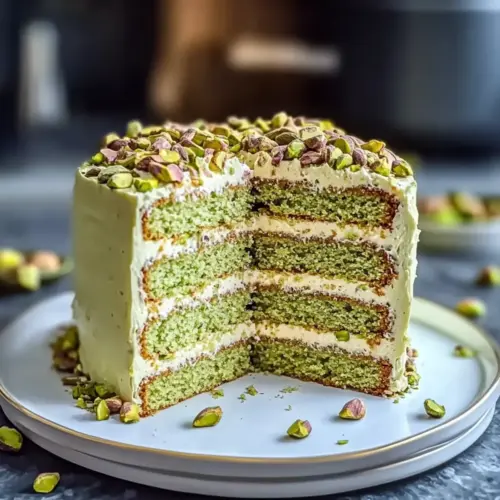 Pistachio Mascarpone Cake