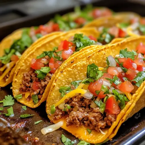 Oven-Baked Cheesy Tacos