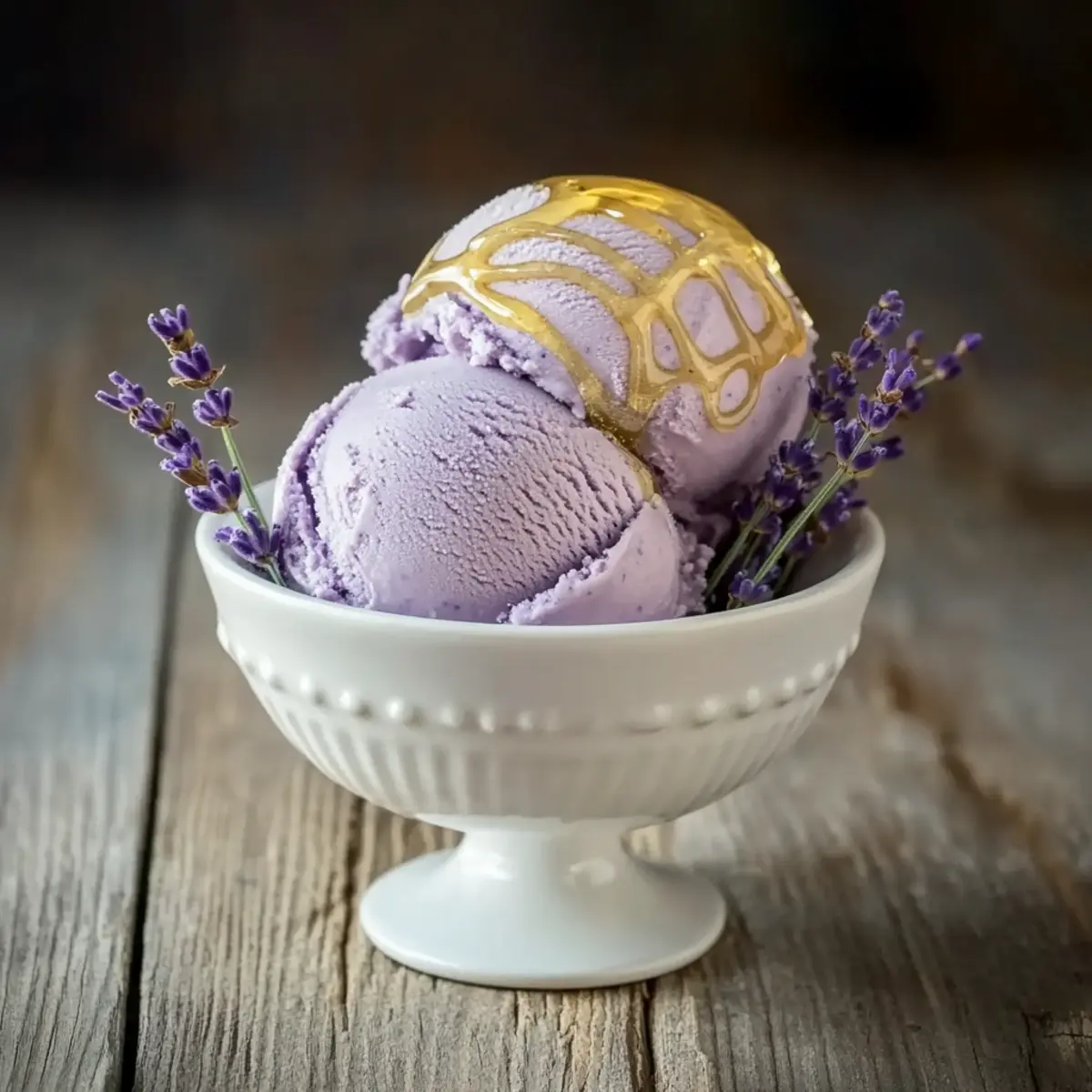 Honey Lavender Ice Cream