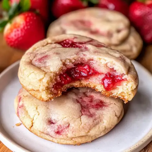 Strawberry Cheesecake Cookies
