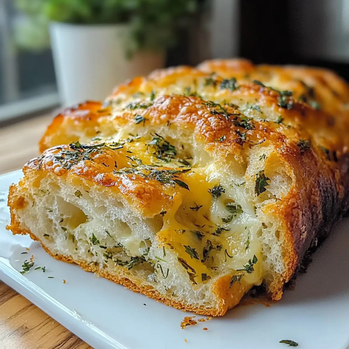 Italian Herbs and Cheese Bread
