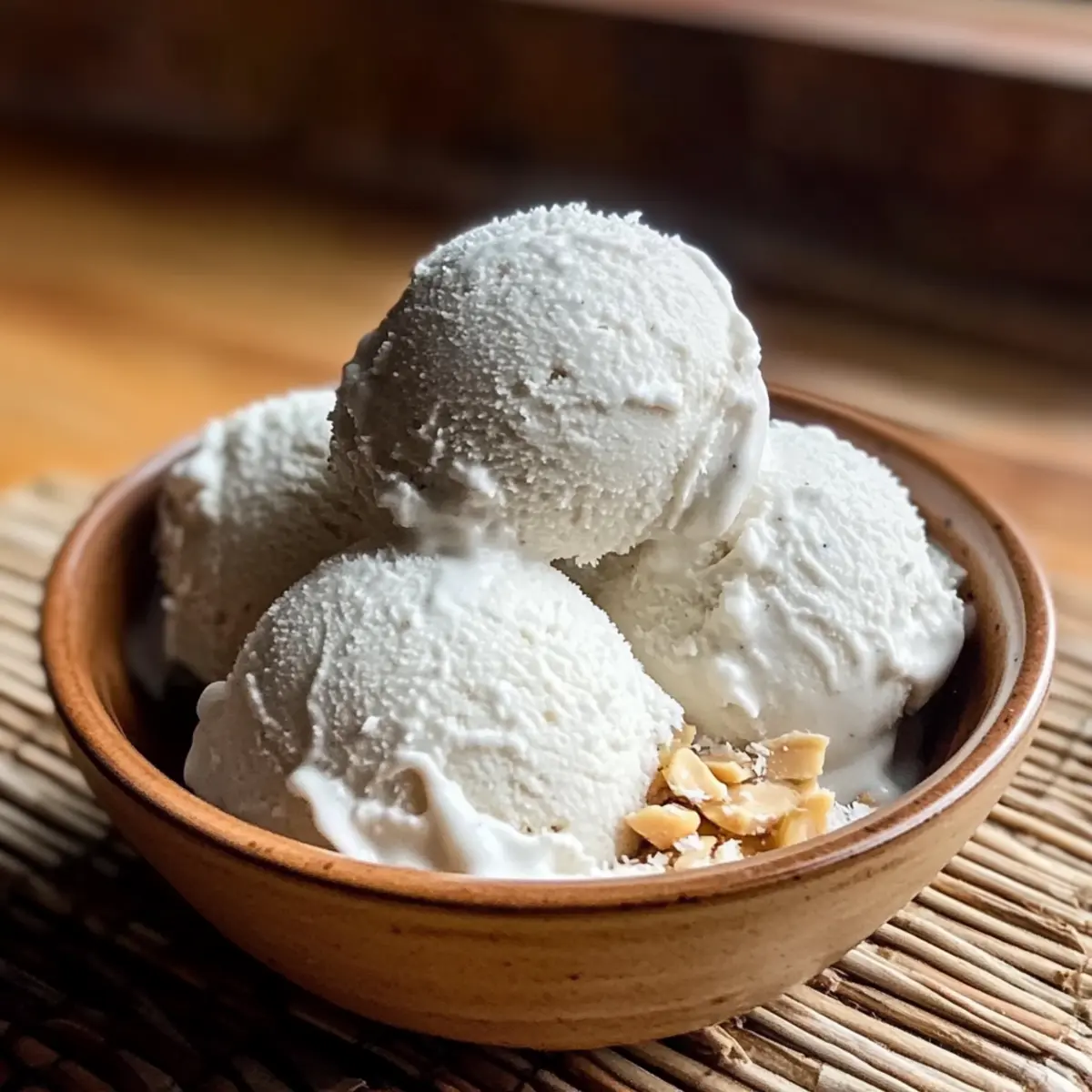 Thai Coconut Milk Ice Cream