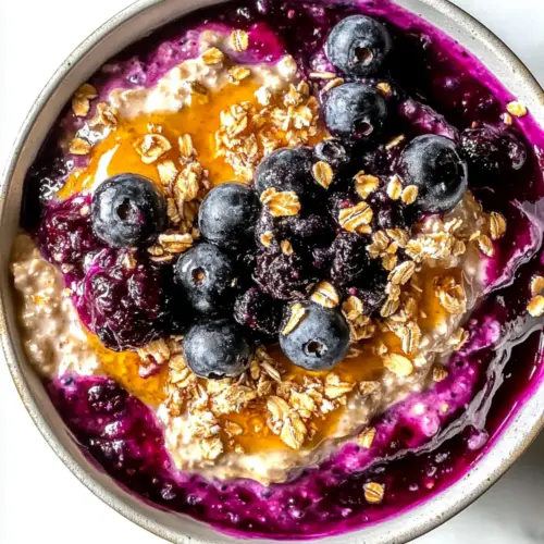 Blueberry Pie Overnight Oats