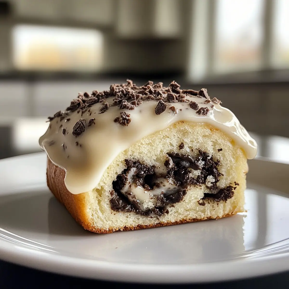 Cookies and Cream Cinnamon Rolls