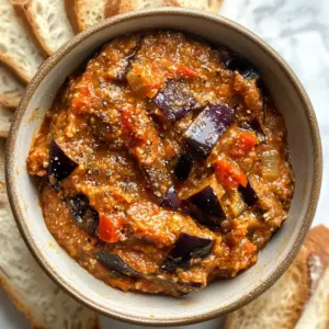 Roasted Eggplant and Bell Pepper Spread