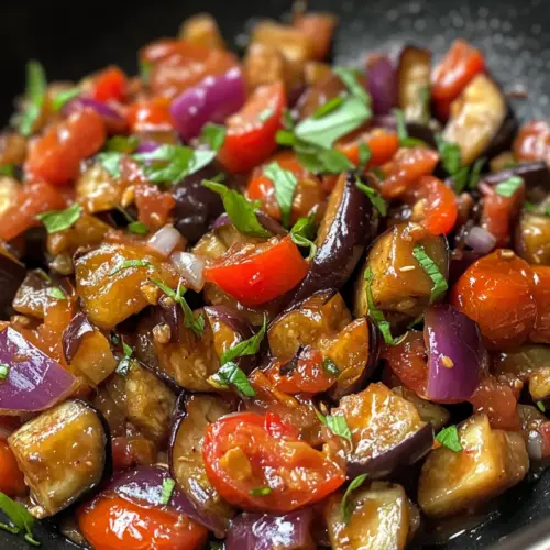 Sauteed Eggplant And Tomatoes