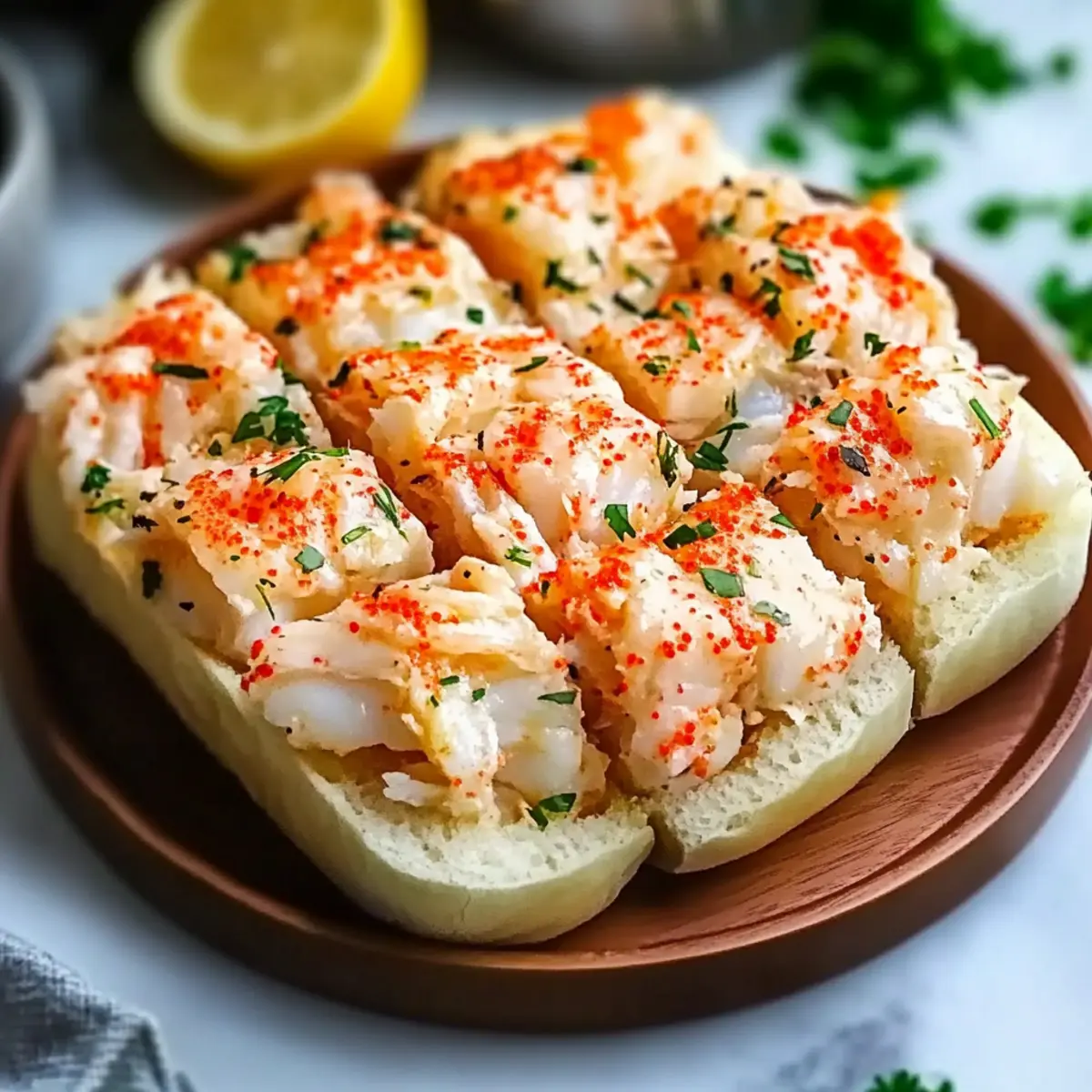 Garlic Butter King Crab Rolls