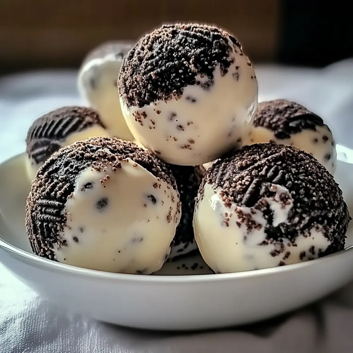 Cream Cheese Oreo Protein Balls