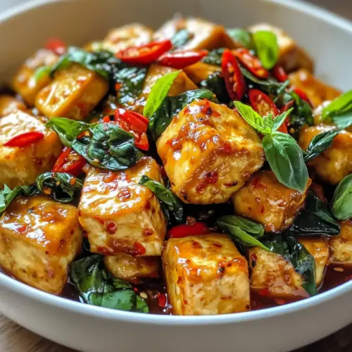 Thai Basil Tofu