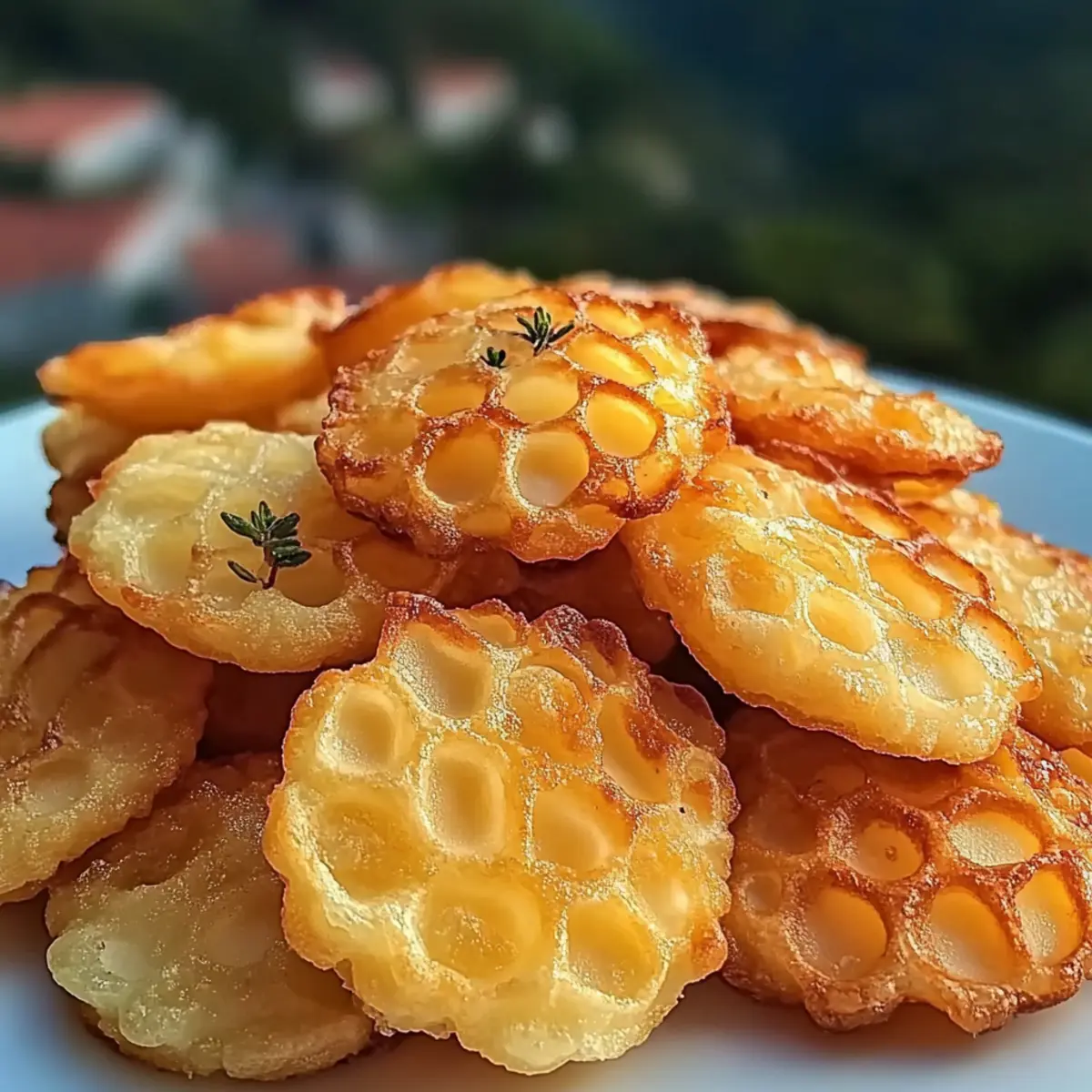 Crispy Cottage Cheese Chips