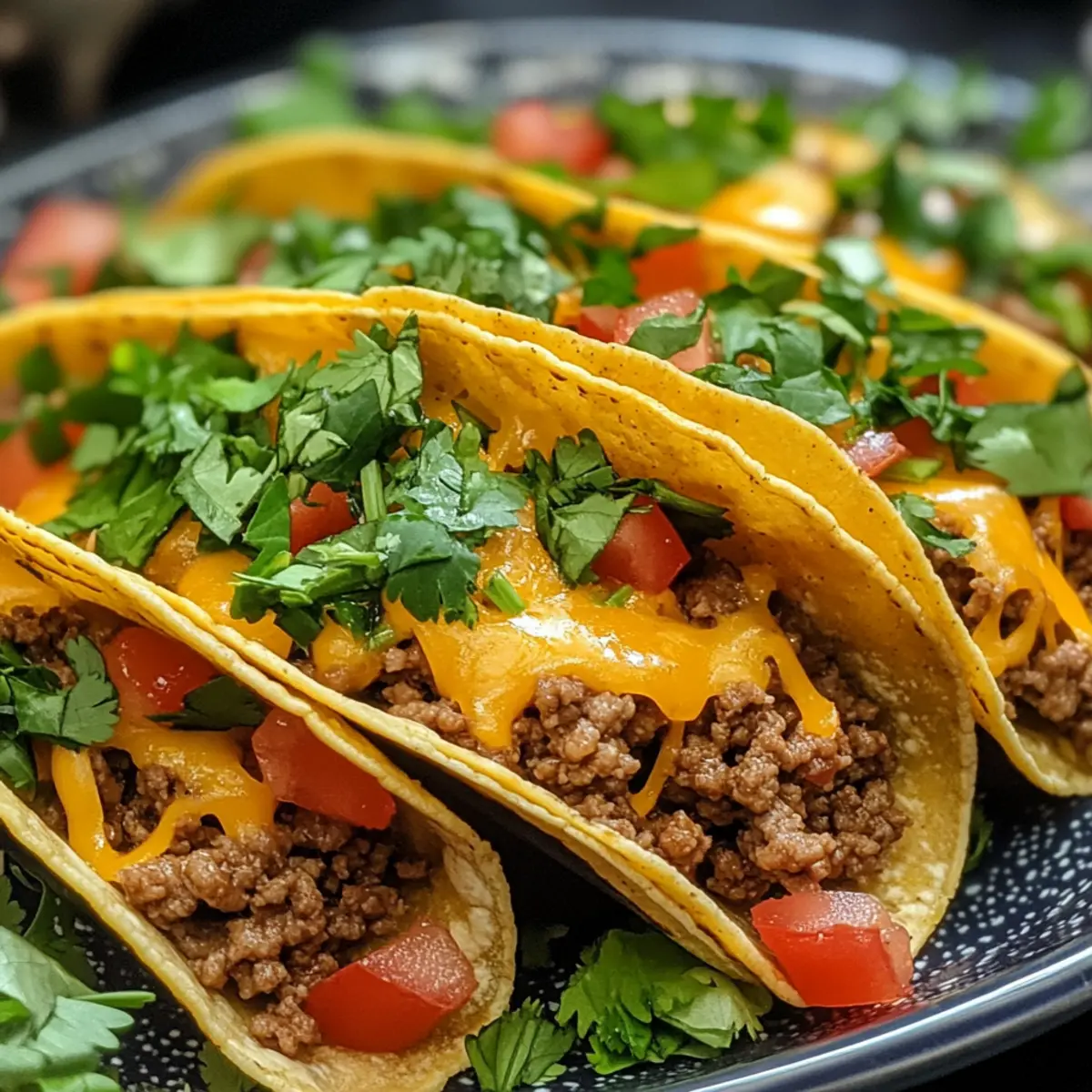 Oven-Baked Cheesy Tacos