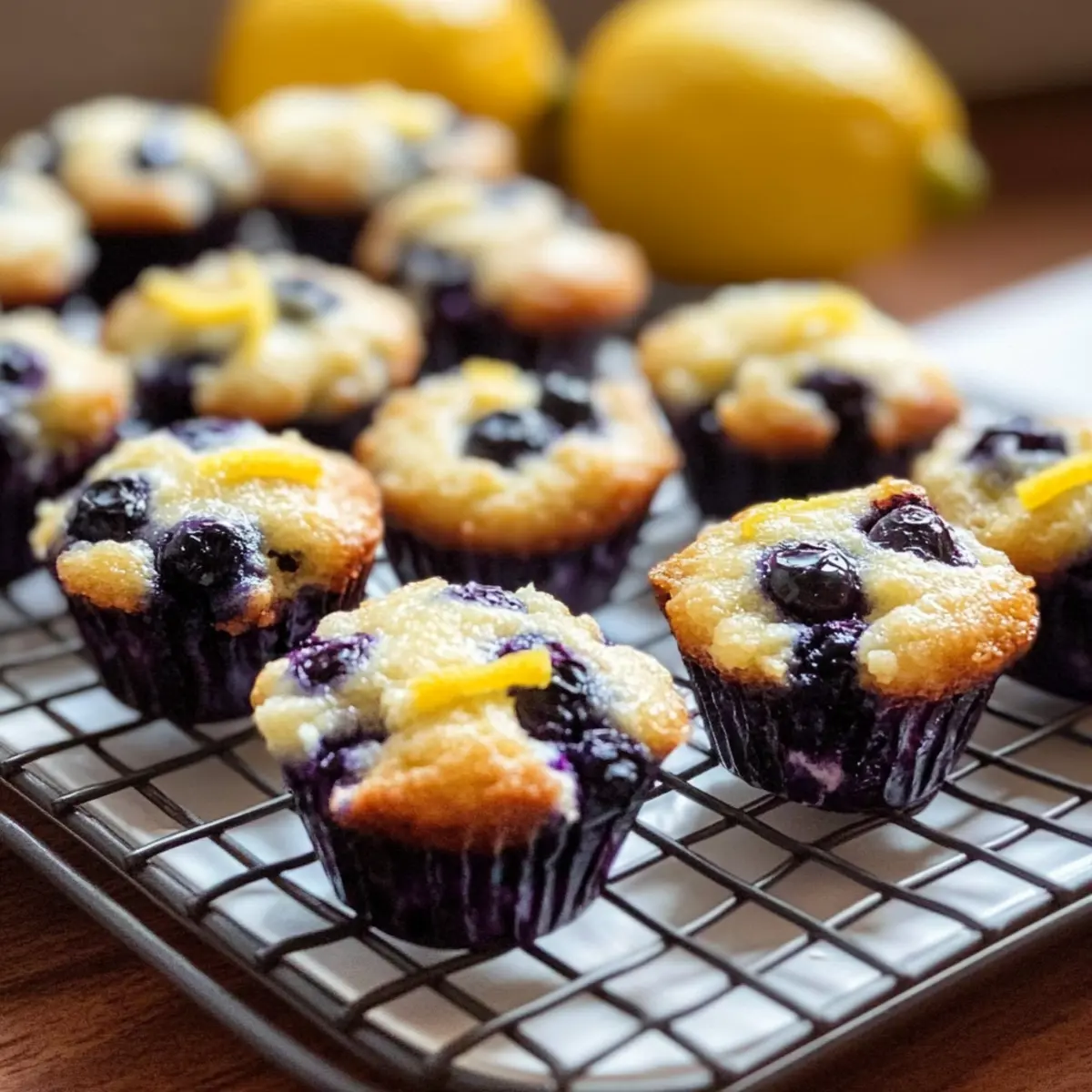 Blueberry and Lemon Zest Cottage Cheese Bites