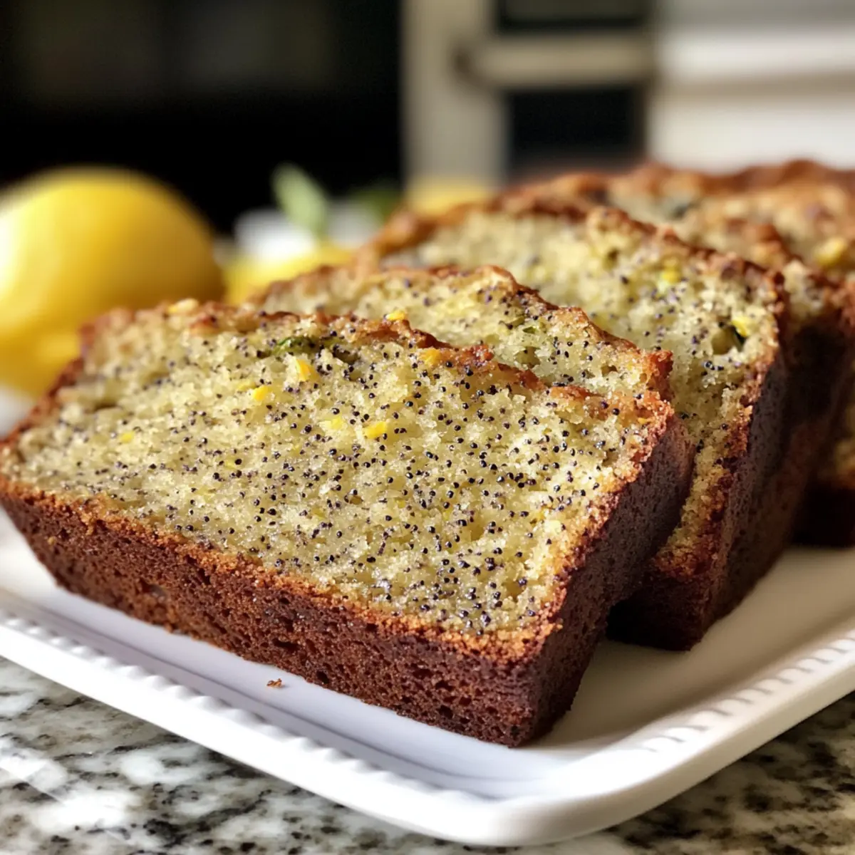 Lemon Poppy Seed Zucchini Bread