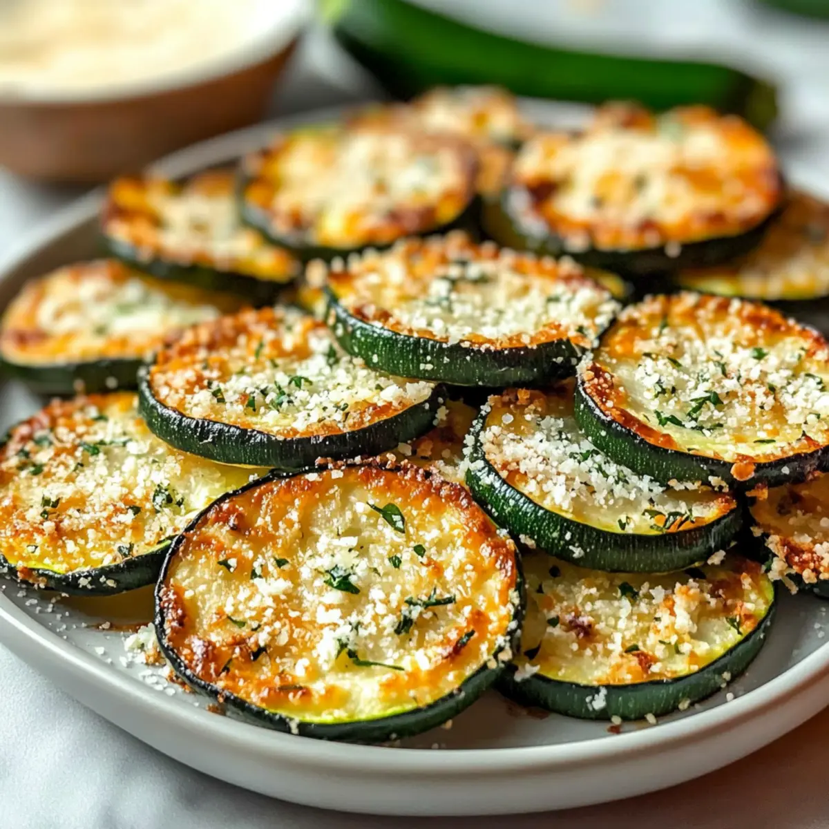 Crispy Baked Parmesan Zucchini