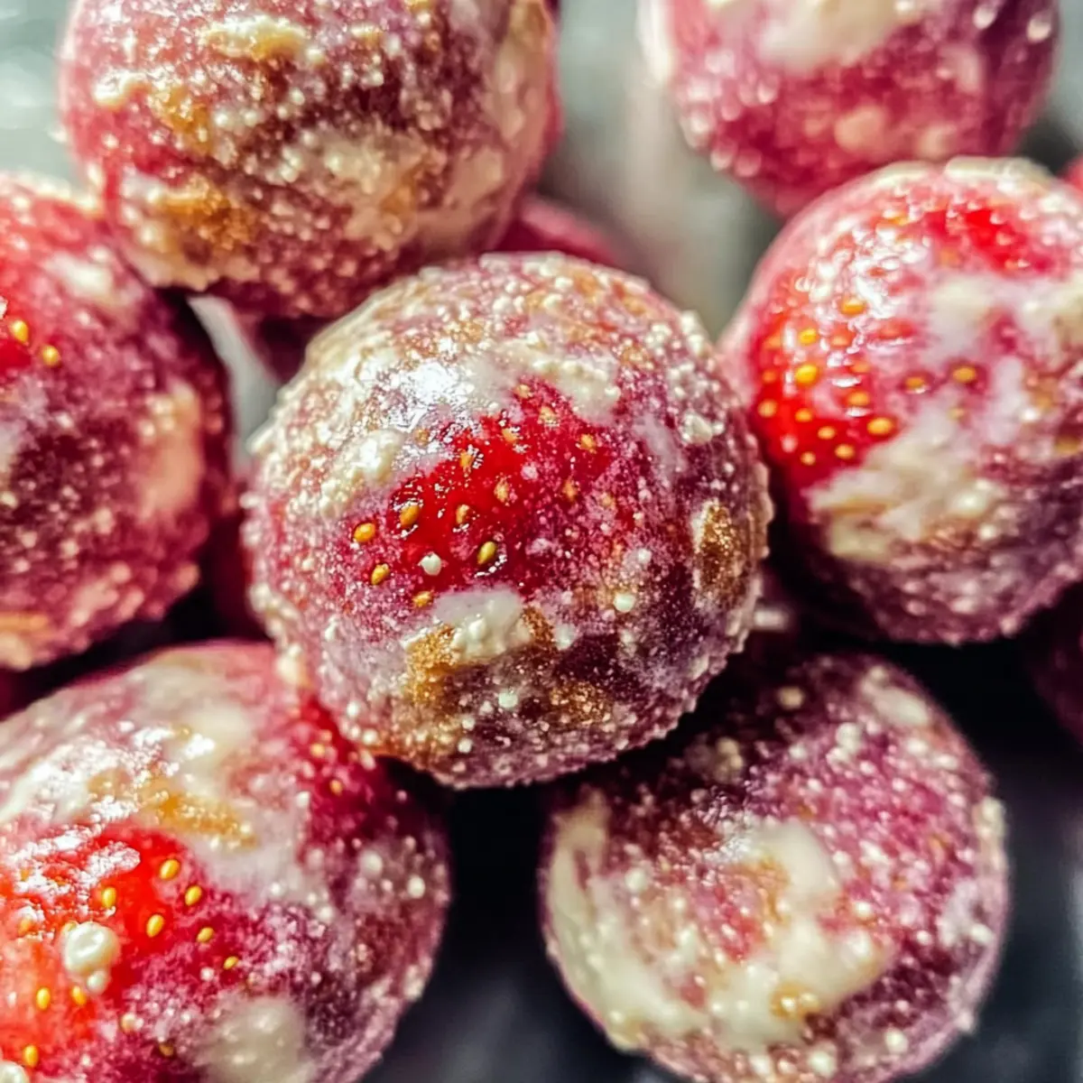 Strawberry Cheesecake Protein Balls