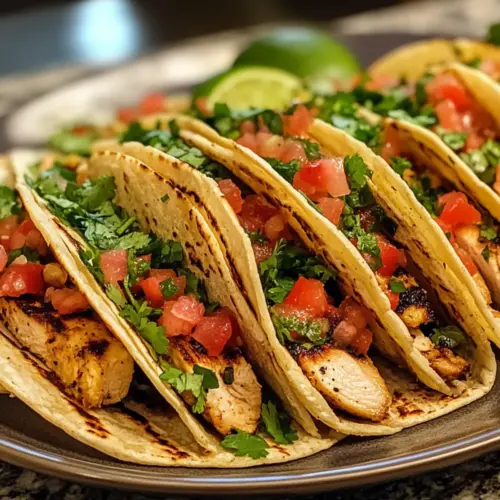Grilled Chicken Street Tacos