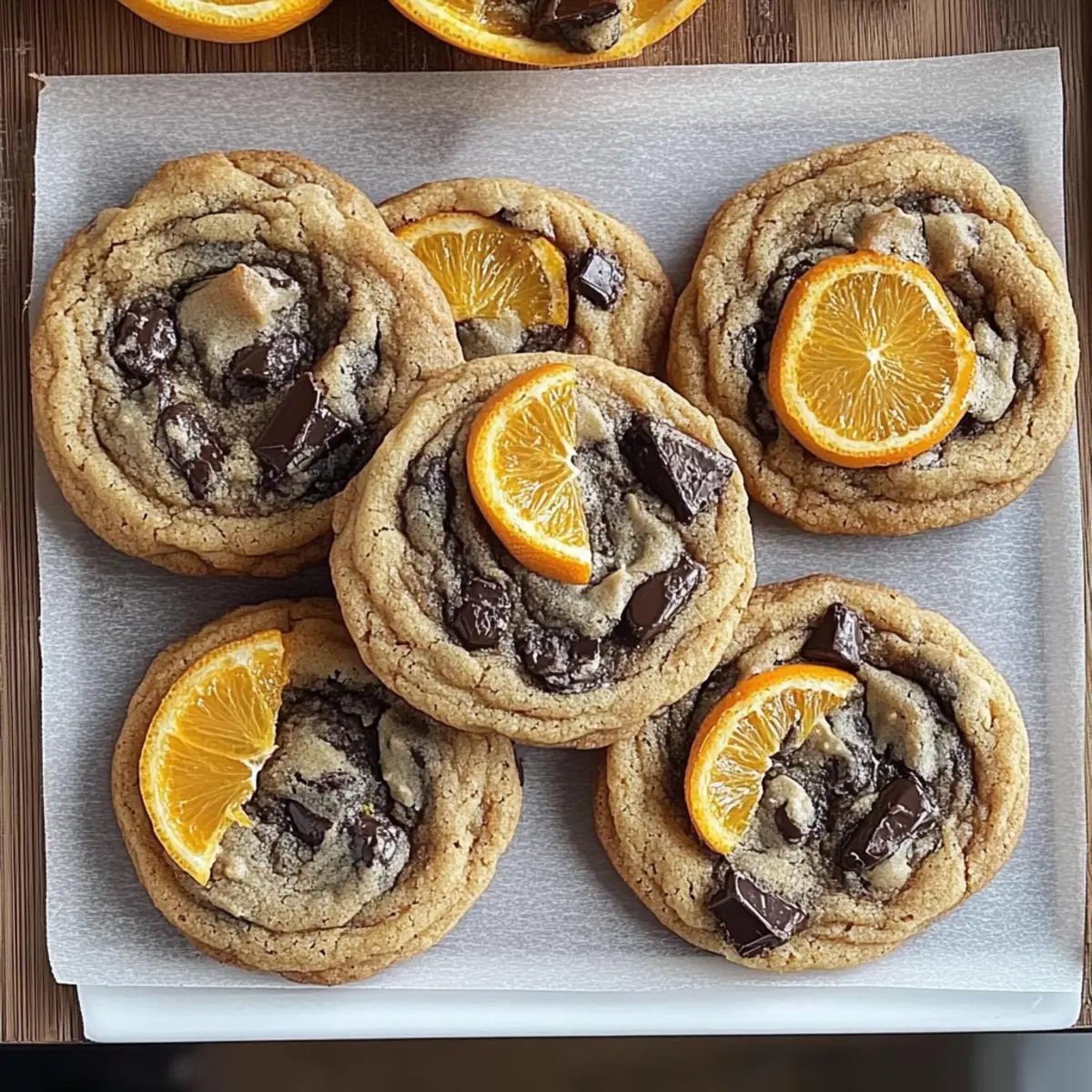 Orange Dark Chocolate Cookies
