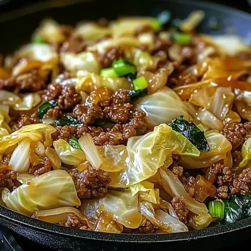 Beef & Cabbage Skillet