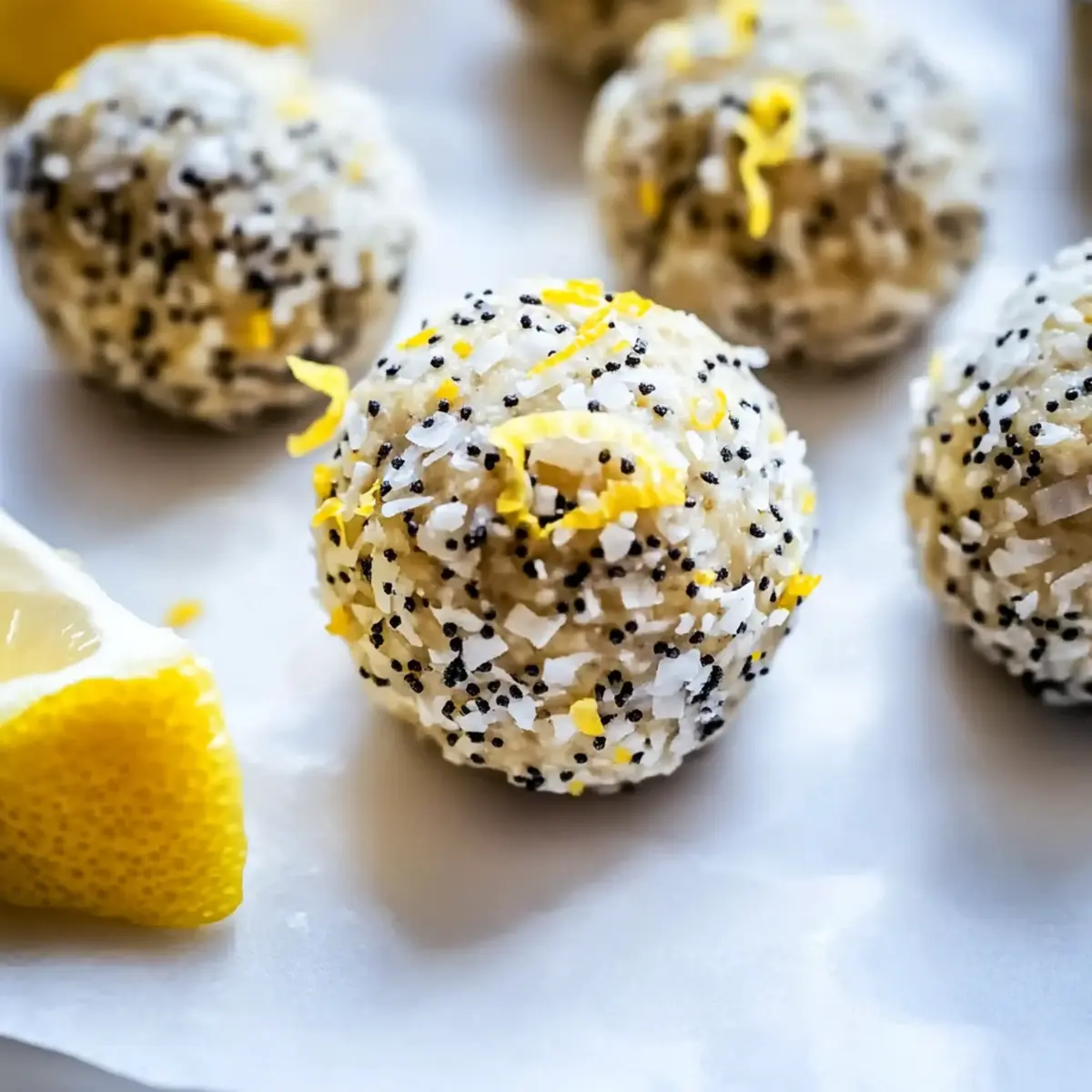 Lemon Zest Protein Balls