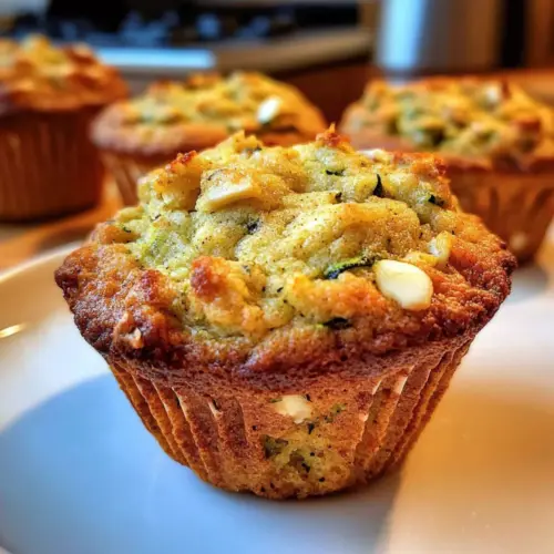 Fluffy Almond Flour Zucchini Muffins