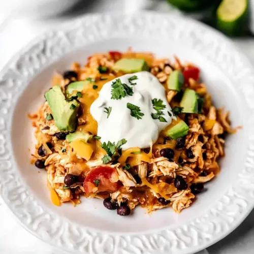 Chicken Burrito Casserole