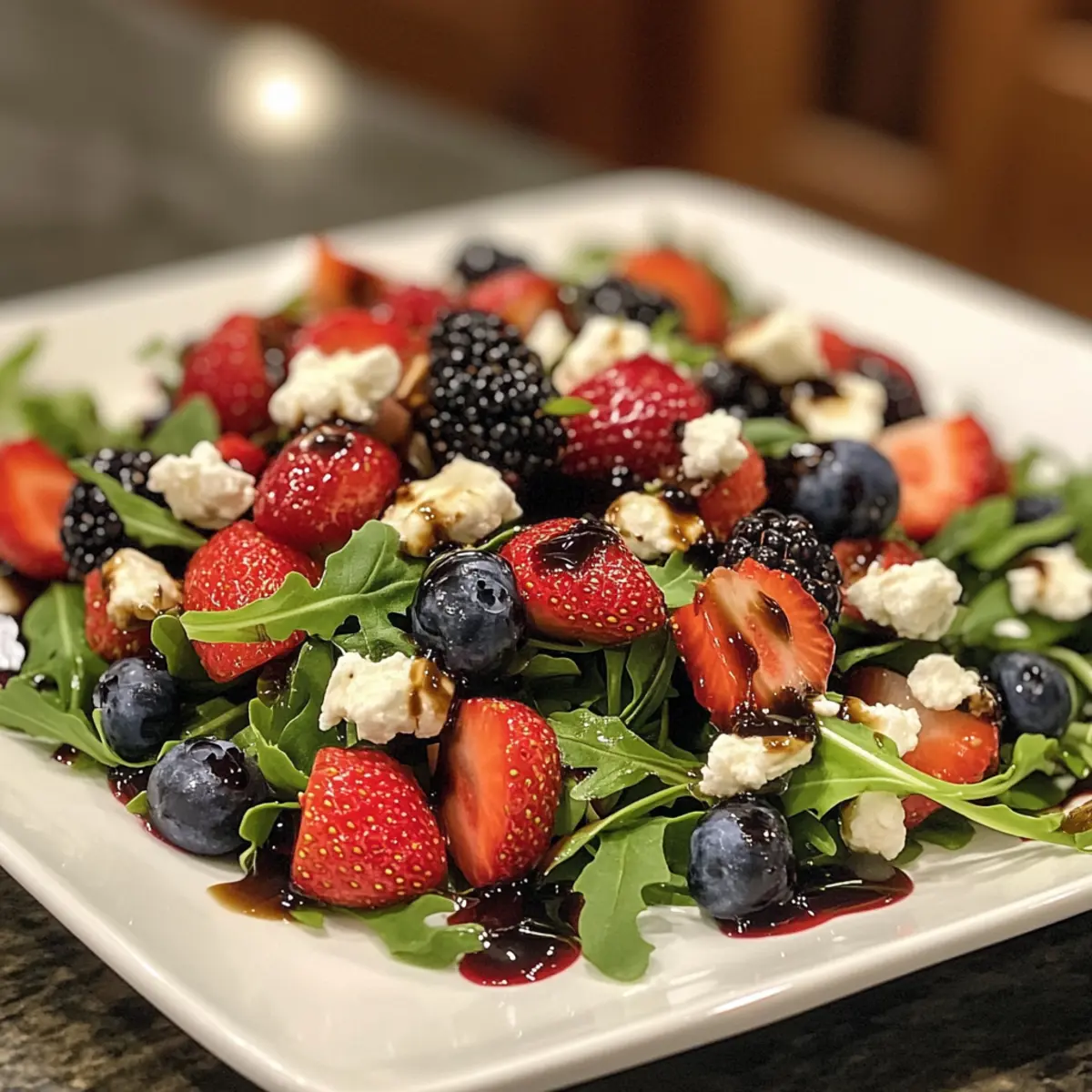 Arugula Salad with Berries