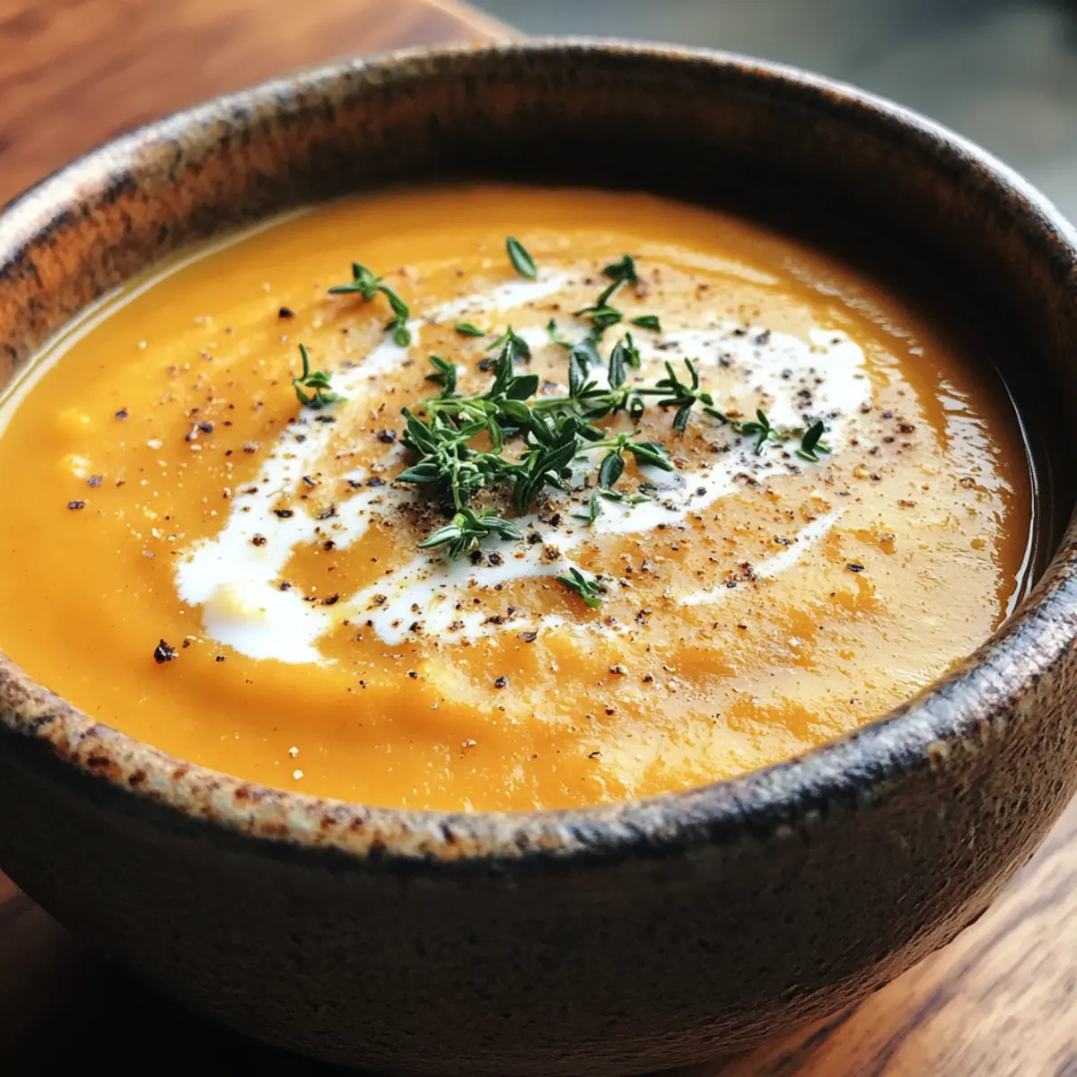 Creamy Crock-pot Butternut Squash Soup