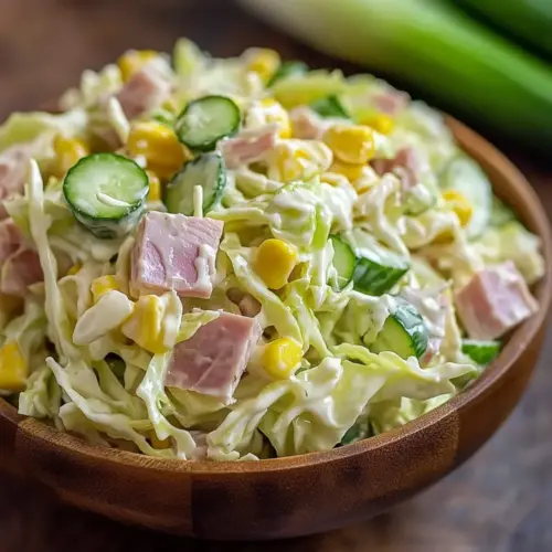 Cabbage and Ham Salad