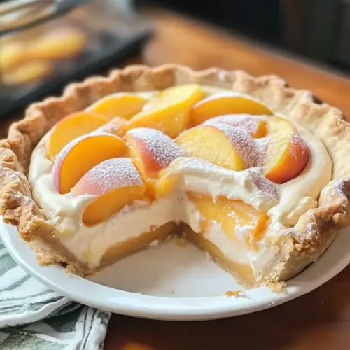 Peaches and Cream Pie