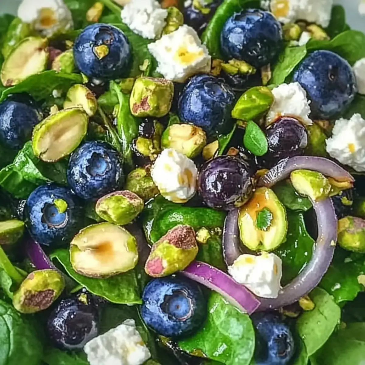Blueberry Pistachio Spring Salad