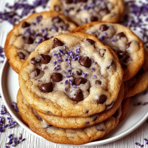 Lavender Chocolate Chip Cookies