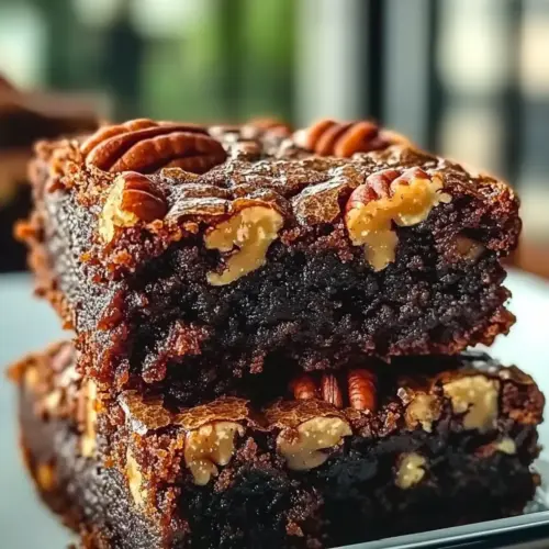 Buttery Pecan Pie Brownies